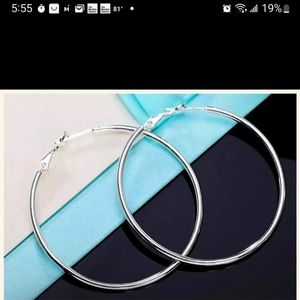 925 Stirling Hoop Earrings